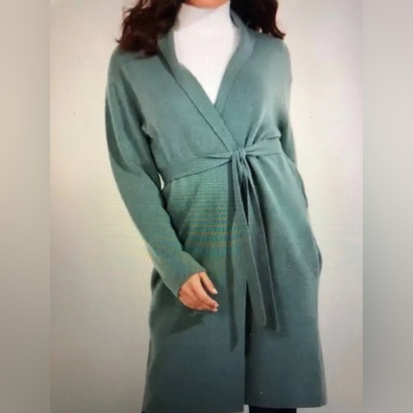 Guess Clarissa Cashmere-Blend Cardigan Sweater | - Picture 2 of 3